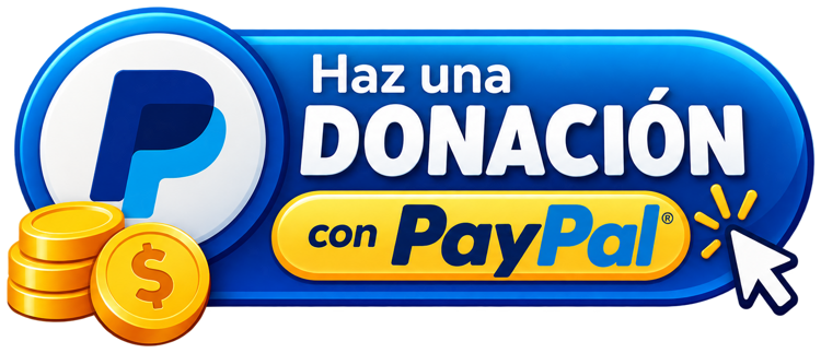Botón para hacer una donación con PayPal